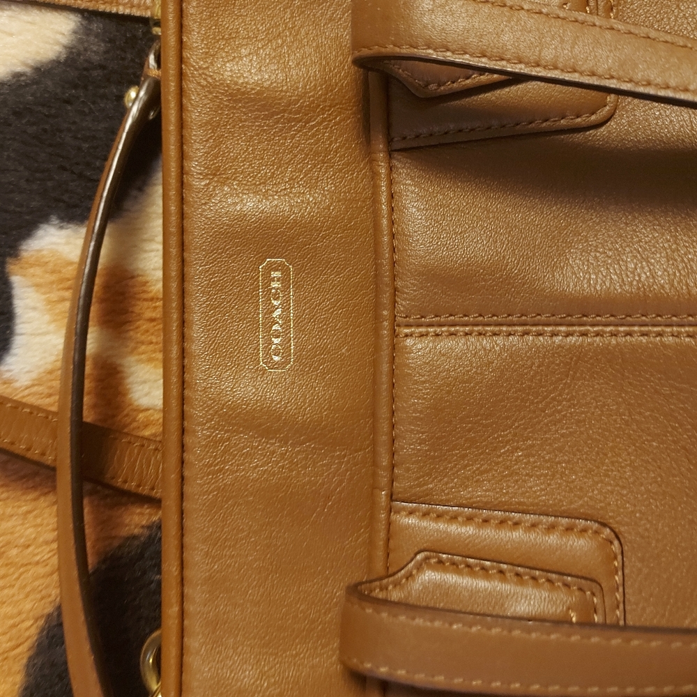 Coach leather bag